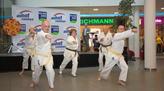 Karate Vorführung bei "Seniorentage Riverside"