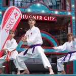 Karate Vorführung in der Lugner City