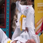 Karate Vorführung in der Lugner City