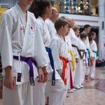 Karate Vorführung in der Lugner City